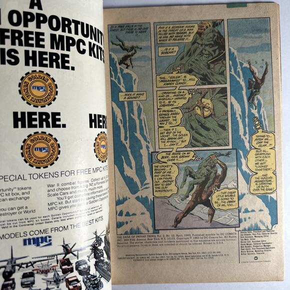 THE SAGA OF THE SWAMP THING #12 DC 1983 comic book bagged boarded high grade! - Picture 6 of 8